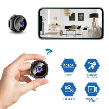 1080P Night Vision WiFi Webcam for Home Monitoring