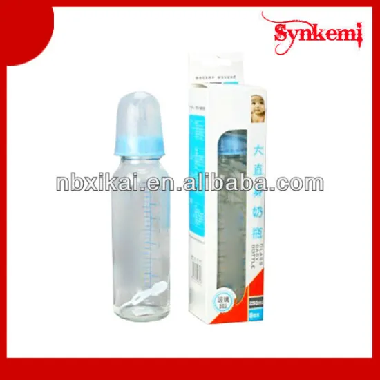 280ml glass baby feeding bottle