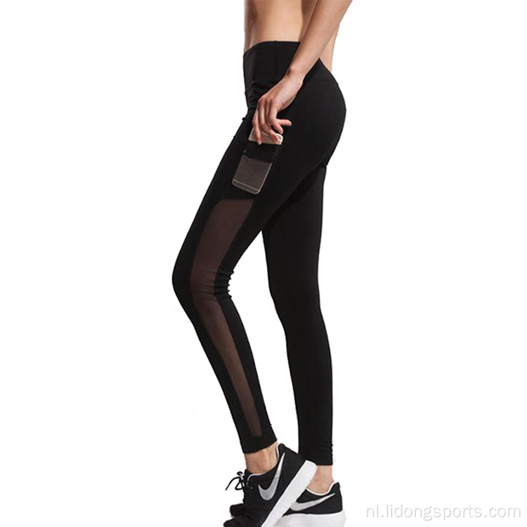 Groothandel mode ademende compressie yoga leggings