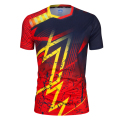 Mujeres sublimadas Men Sport Badminton Tennis Camiseta