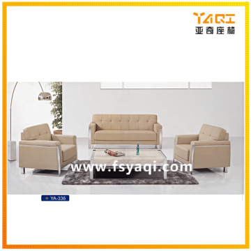 Pupular leather office waiting room sofa YA-336