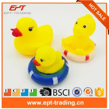 Cute mini rubber floating duck bath duck toy