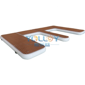 Portable Drop Stitch Inflatable Jet Ski & Boat Dock Floating Platform for Parking