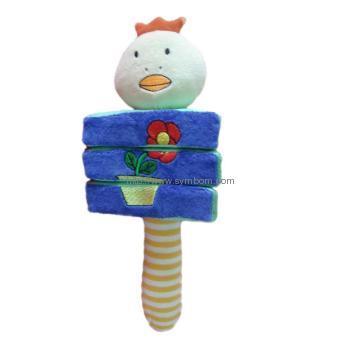 Pic Puzzle With Bell-Chicken Style Plush Chicken Bell