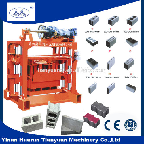 QTJ4-40 cement brick machine, brick machine