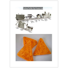 Fully tortilla chips food production line planting machine with fryer with CE