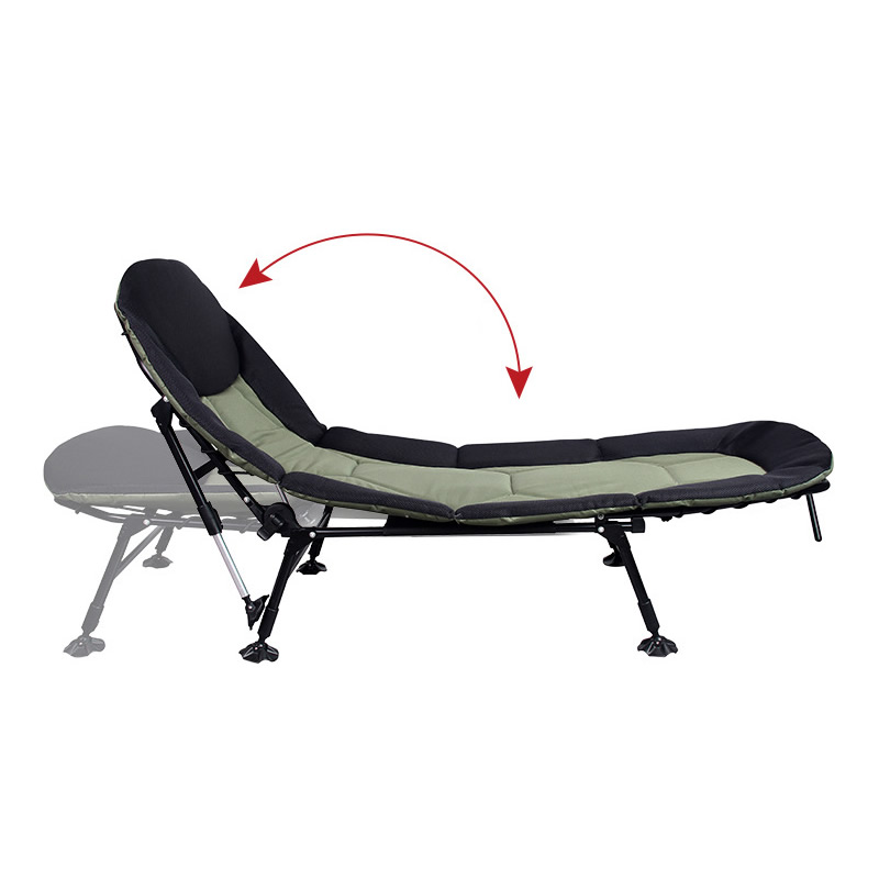 Leisure Folding Bed Lounge Chair Office Nap Lunch Break Bed Simple Single Escort Bed Outdoor Portable