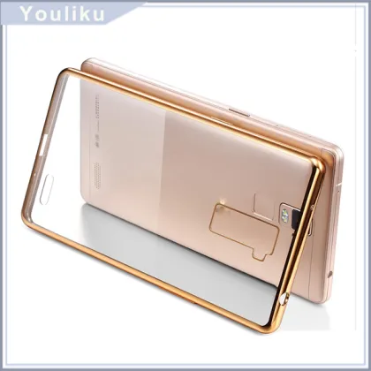 electroplate tpu soft shell for oppo r9 plus transparent back cover for oppo neo 7