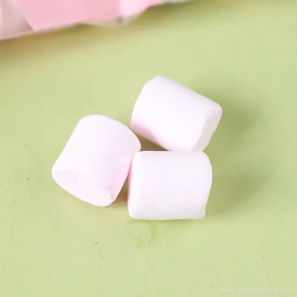 Soft White Strawberry Flavor Marshmallow Candy