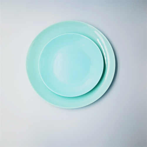 Luxury Lake Blue Round Opal Glass Common Collection