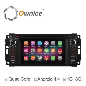 Ownice Quad core RK3188 Android 4.4 up to android 5.1 car DVD player for Jeep compass 2007 2008 2009 with BT