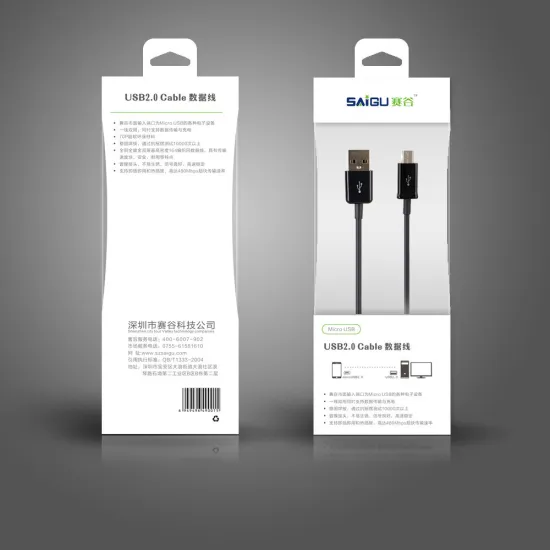 PVC CELL PHONE USB PACKAGE PLASTIC BOX