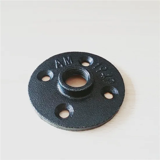 3/4'' Black Malleable Iron Floor Flange Pipe Fitting