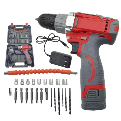 18V Cordless Electric Drill: Household Hand-held Charging Drill Machine for Screws and Drilling