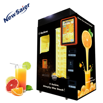 Metal Touch Screen Cold Drink Vending Machine with Fresh Juice Dispenser and Multiple Payment Options (Coin, Credit Card) - Retail SDK