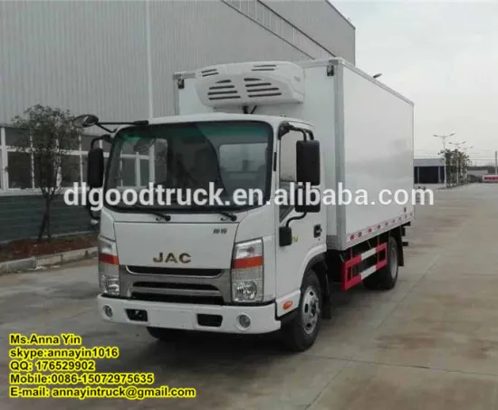 JAC 4*2 refrigerator car Freezer Box Truck 3 tons refrigerator truck