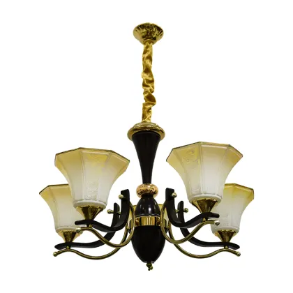 Modern Iron Industry Style Luxury Chandeliers for Living Room and Bedroom