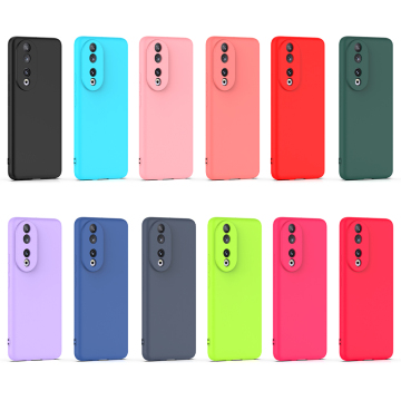 Honor 90のための衝撃防止液シリコン保護ケース