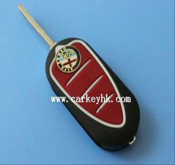 Folding Flip Remote Key Shell for Alfa Romeo Mito Giulietta 159 GTA Replacement
