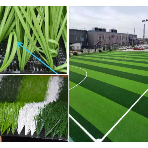 Grama artificial fabricada em grama de futebol de 50 mm