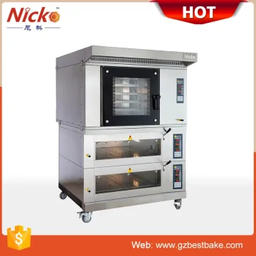 Electric Baking Convection Rotary Ovens with Deck Oven