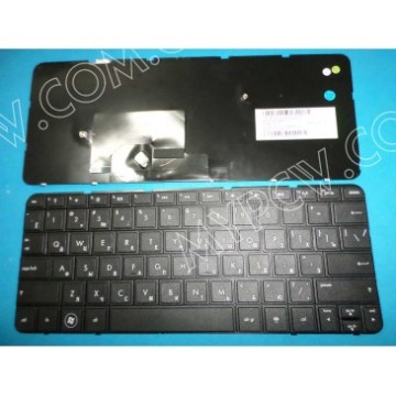 Russian keyboard HP mini 1103,110-3600 110-3500 CQ10-700 210-2000 black V112046BS1-RU NM3 AENM3700010 new