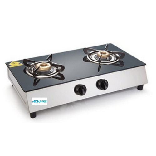 Solid Stainless Steel Plus Glass Gas Stove