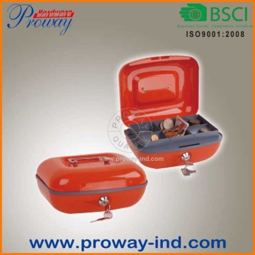 wholesale metal portable money box cash box