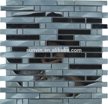 Family color aluminum composite panel metal mosaic tiles