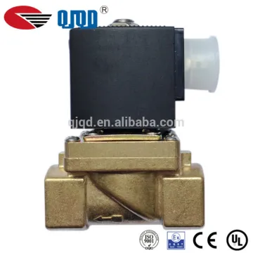 1/2 inch AC 220V Guide Tpye Brass Water Solenoid Valve With FPM Seal