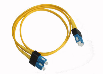 Scto Sc Optical Fiber Patch Cable Dx Om4 Patch Cord , Upc / Apc Ferrule End Face