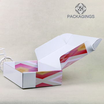 Collapsible cheap white shipping box packaging