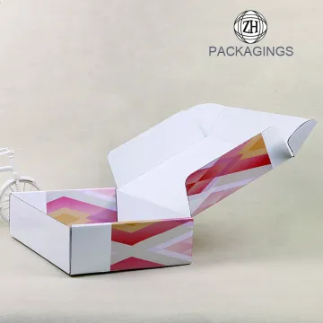 Collapsible cheap white shipping box packaging
