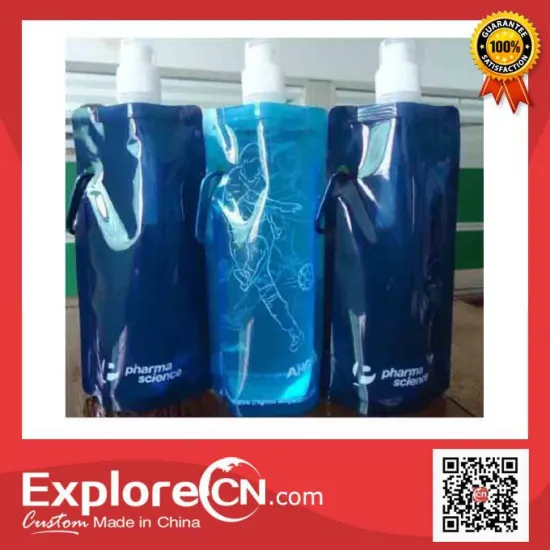 Classic style folding water bottle