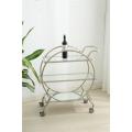 storage trolley with tempered glass levia