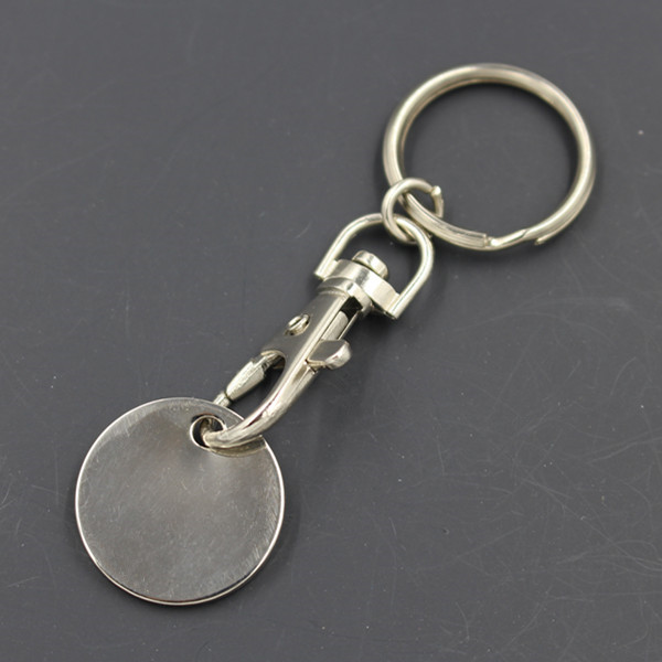 Promotion Custom Metal Trolley Coin Keychain