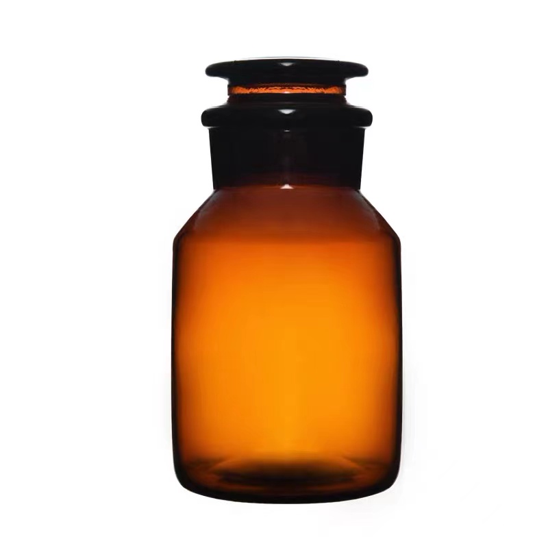 Wide mouth Amber Reagent Bottle with stopper 10000ml