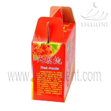 Fresh cherry packing corrugated carton box