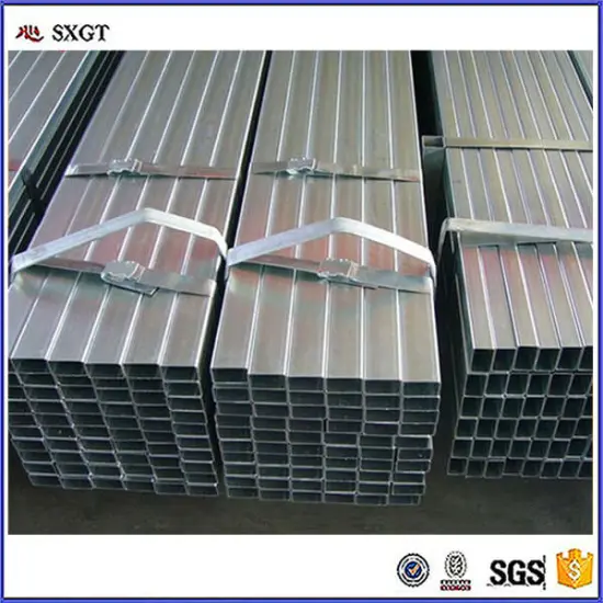 Pre-Galvanized Steel Rectangular Steel Tube
