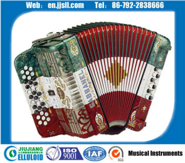 Colorful Celluloid Musical Instruments Accordion Wraps