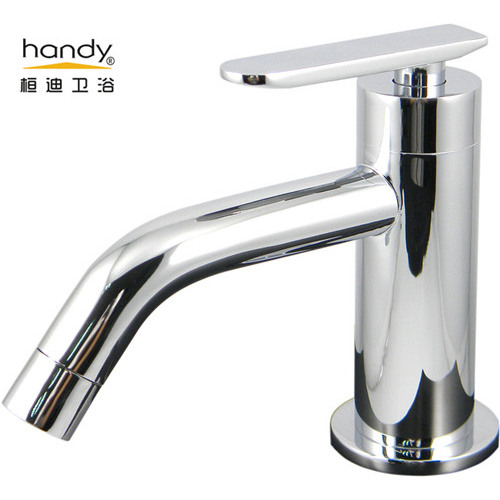 Brass Single Hole Bathroom Sink Faucet