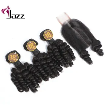 Brazilian Hair Weave 100% Human Wet / Wavy 3 Bundles With 2 X 6 Closure Remy Hair Extensions Natural Color