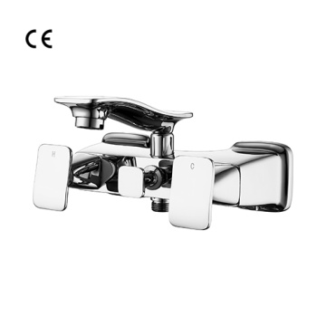  bath taps Double Lever Bathroom Mixer Taps Factory