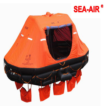 DAVIT-LAUNCHED SELF-RIGHTING INFLATABLE LIFERAFT