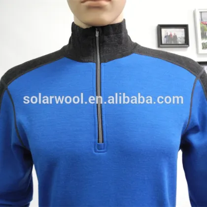 Mens Merino Wool Cycling Jersey Sportswear