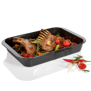 Nonstick Baking Pans & Enamel Kitchen Tools - Food-Grade Steel Pans for Household Use