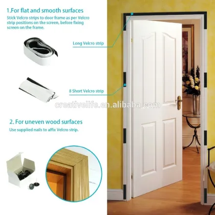 magnetic curtain door