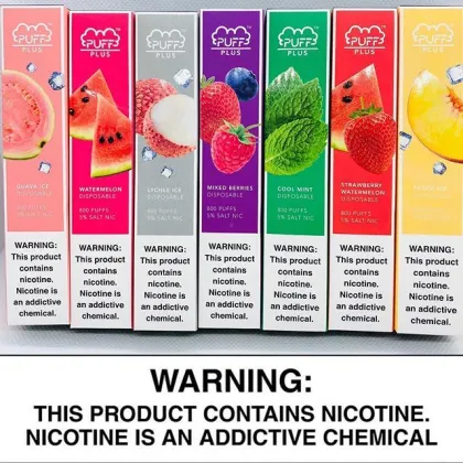 Disposable Puff Bar plus Snacks for Puff Plus