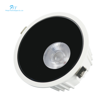 Ultra Anti-Glare Flicker-Free LED Downlight CRI90 Recessed 45W LED Ceiling Spotlight