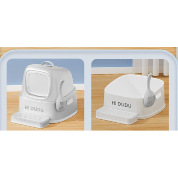 Cat Litter Box Pet Toilet Isolate Odor Tray